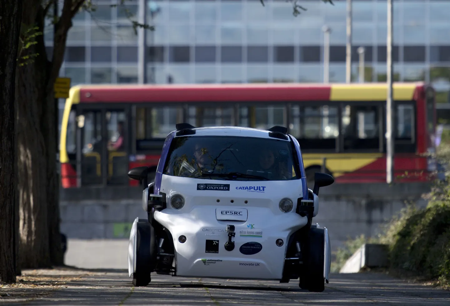 Isejuhtiva auto testsõit möödunud nädalal Suurbritannias Milton Keynesis.