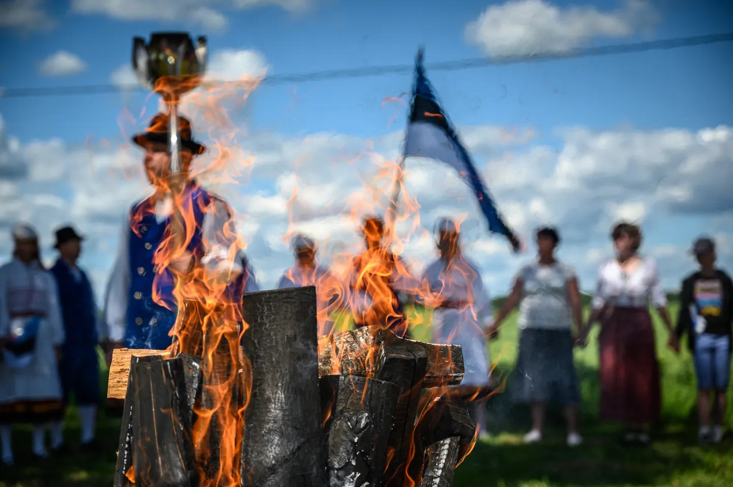 XXVII laulu- ja XX tantsupeo tuli jõudis Jõgevamaale.