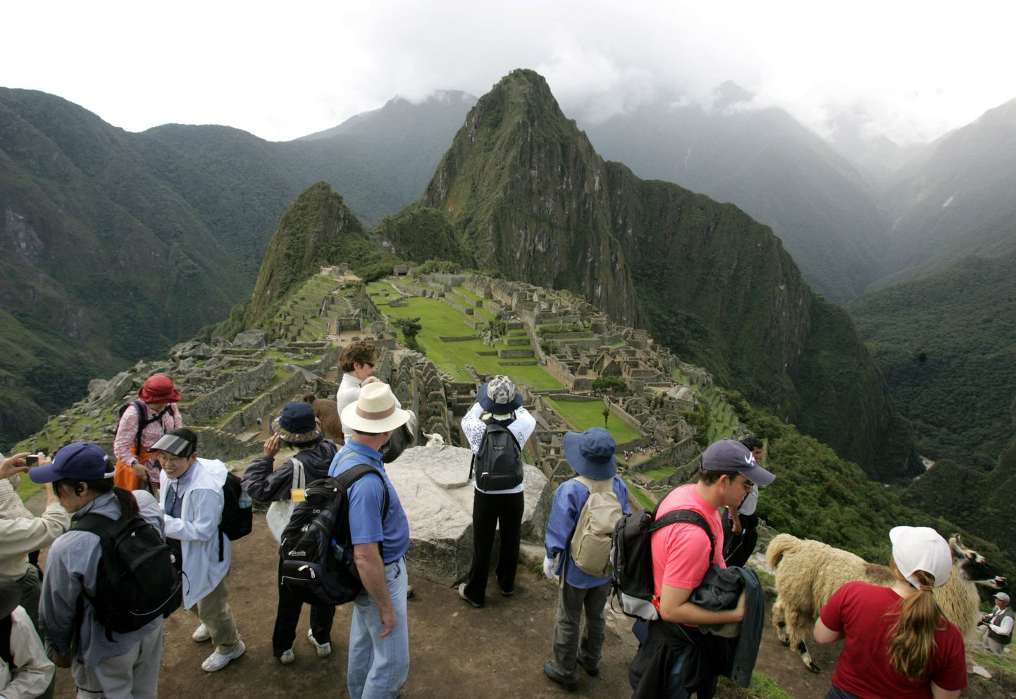 Turistide lemmikpaik Peruus - Machu Picchu.