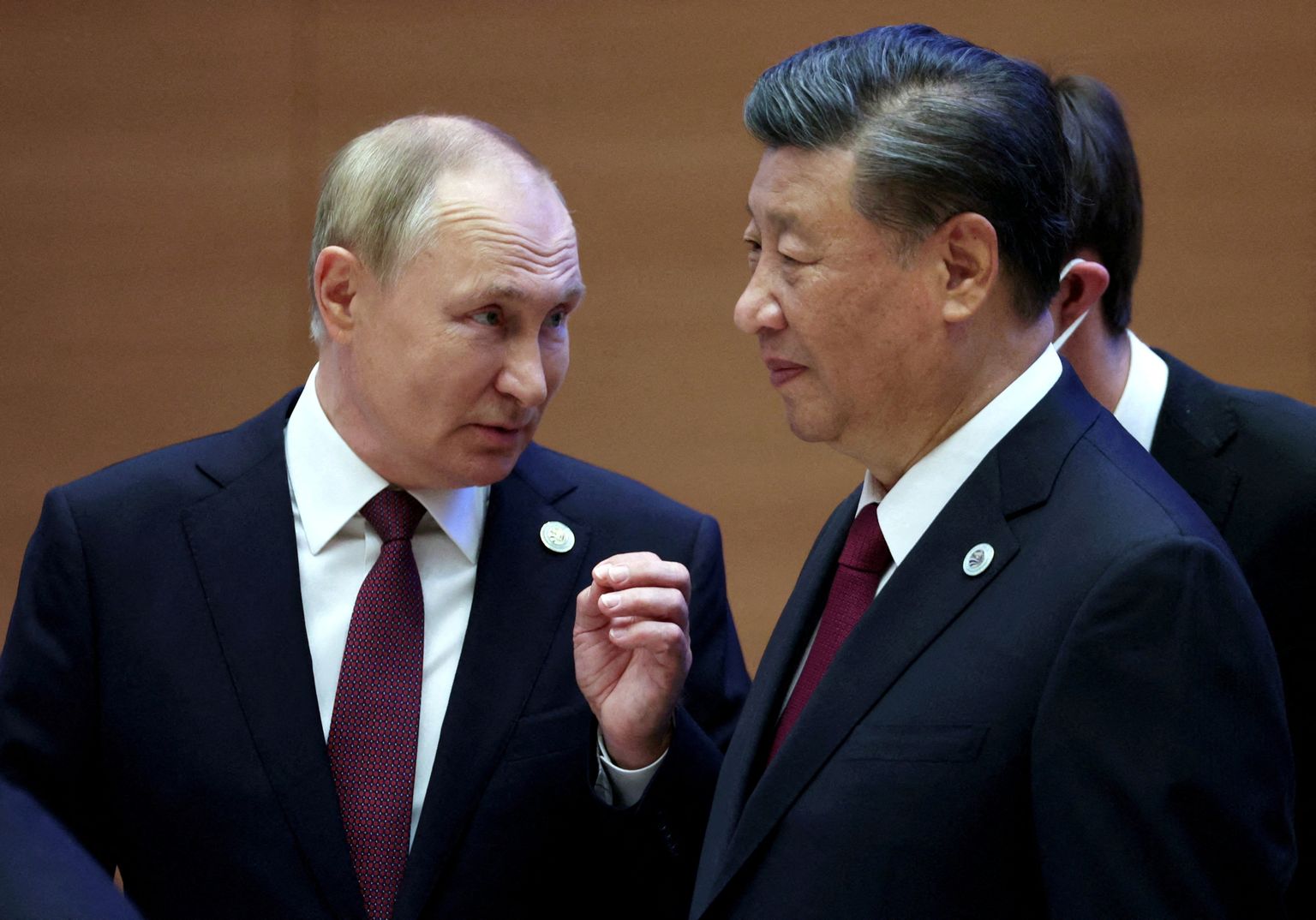 Президент России Владимир Путин и председатель Китая Си Цзиньпин.