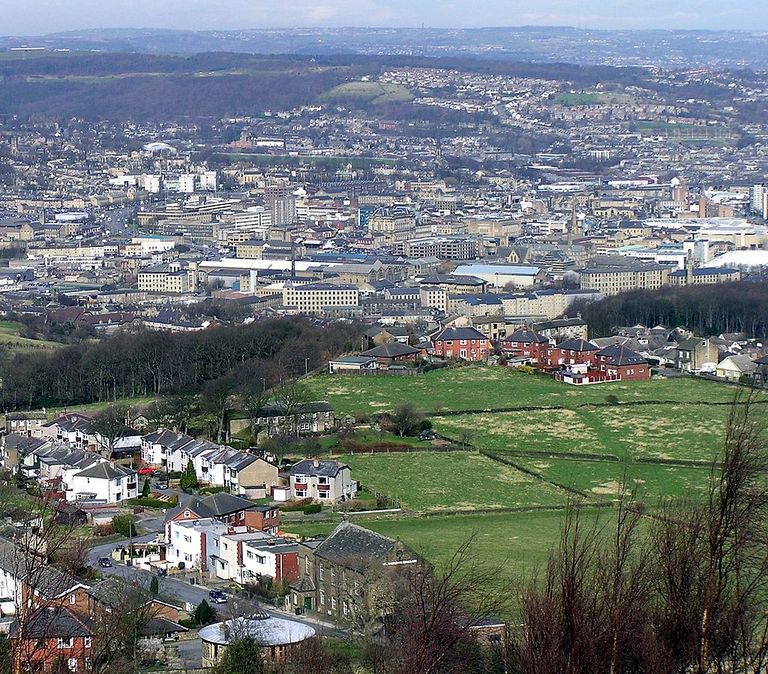 Ühendkuningriigis Lääne-Yorkshire'is asuv Huddersfield