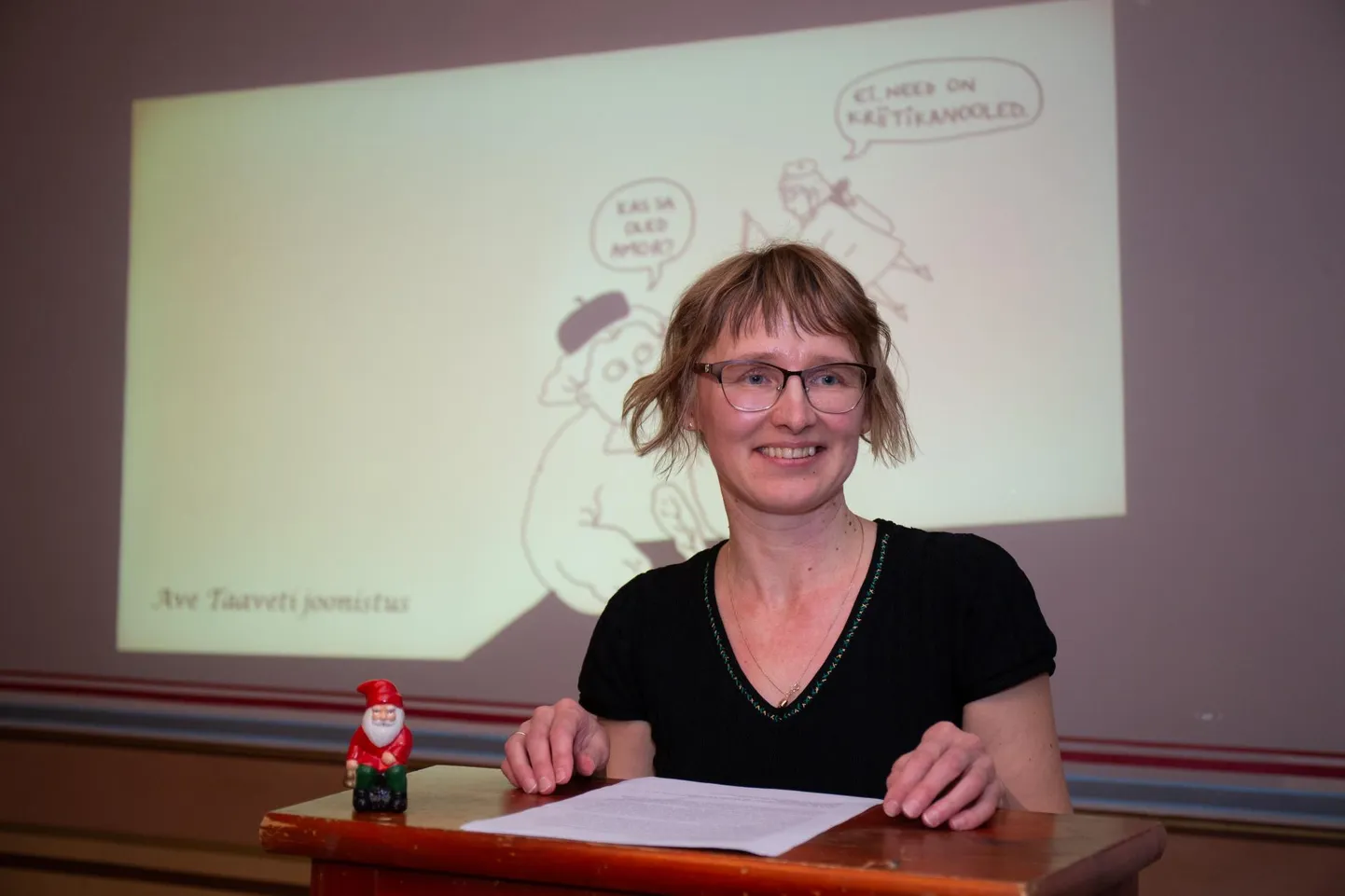Käopärimuse kogumise eestvedaja Elle-Mari Talivee
