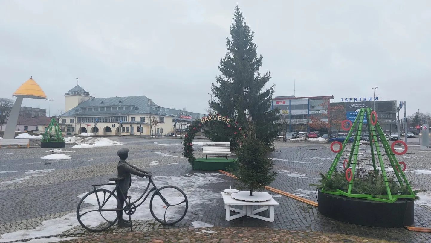 Rakvere jõulupuu raisku ei lähe.