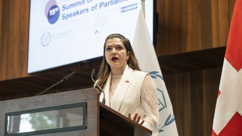 Antoņina Ņenaševa v Ženevi protestirala proti prisotnosti Rusije