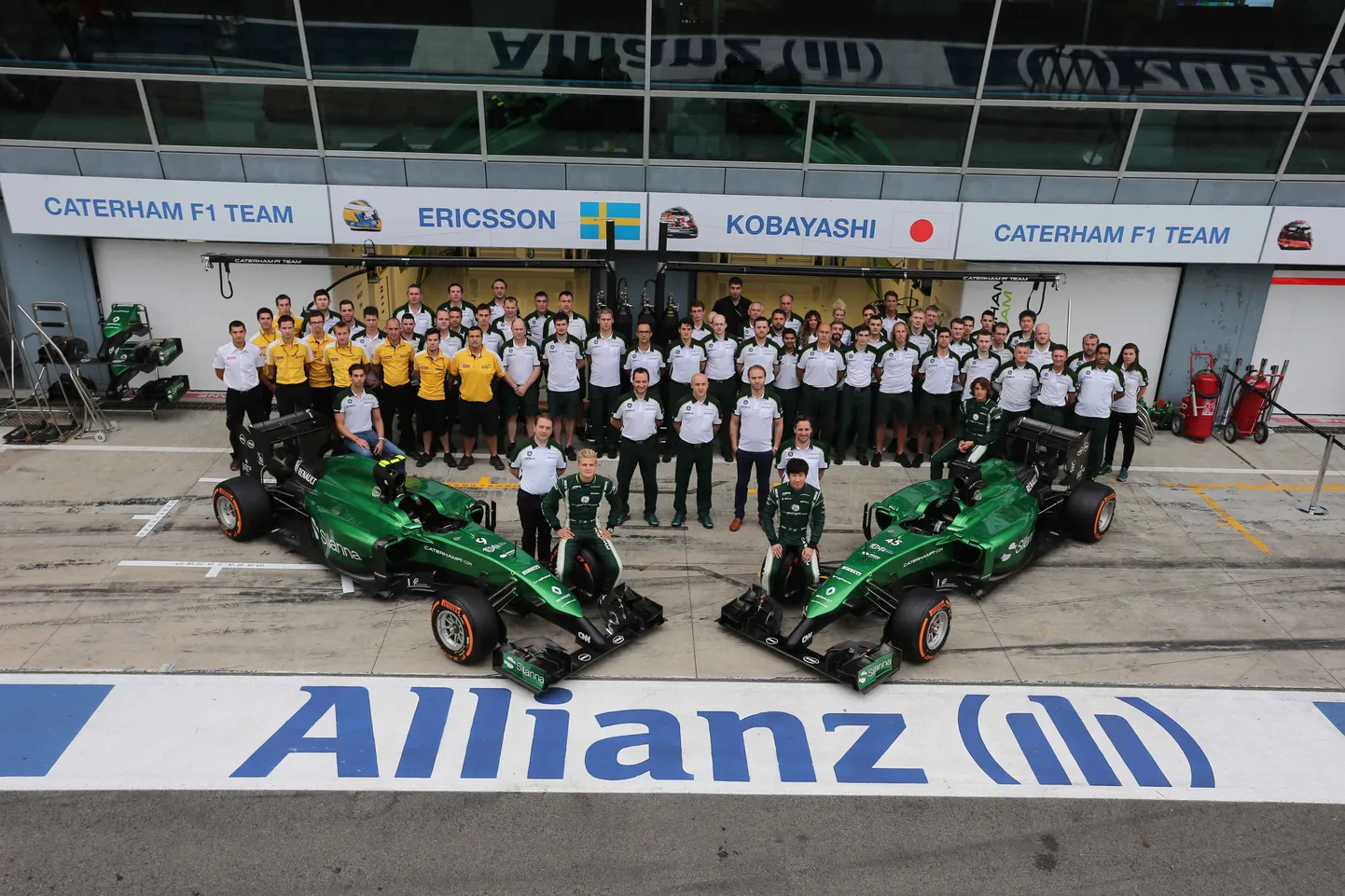 Caterhami meeskond.