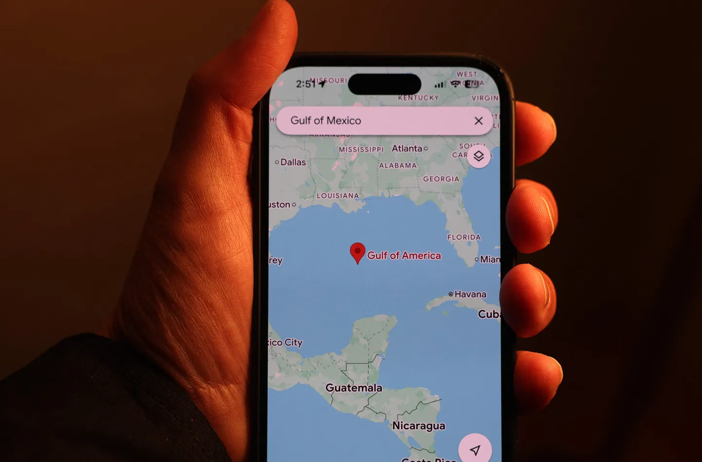 Google Mapsis kuvatakse nüüd USA kasutajatele Mehhiko lahe asemel nime Ameerika laht.