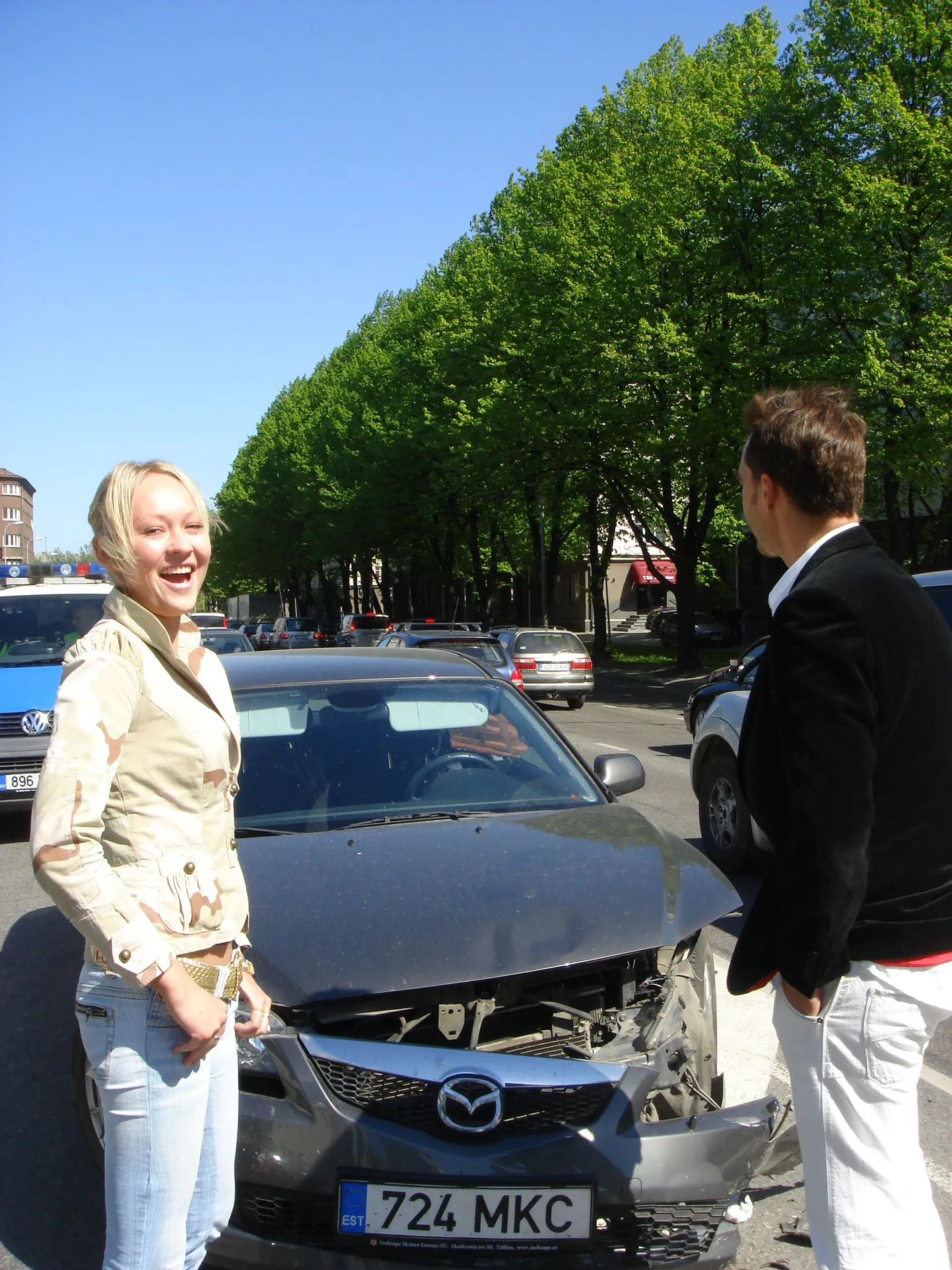Liis Lass autoavariis 23.05 kell 14.45 Liivalaia tänaval