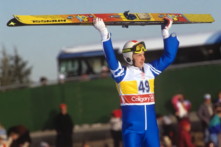 Matti Nykanen krooniti 1988. aastal Calgarys kolmekordseks olümpiavõitjaks.