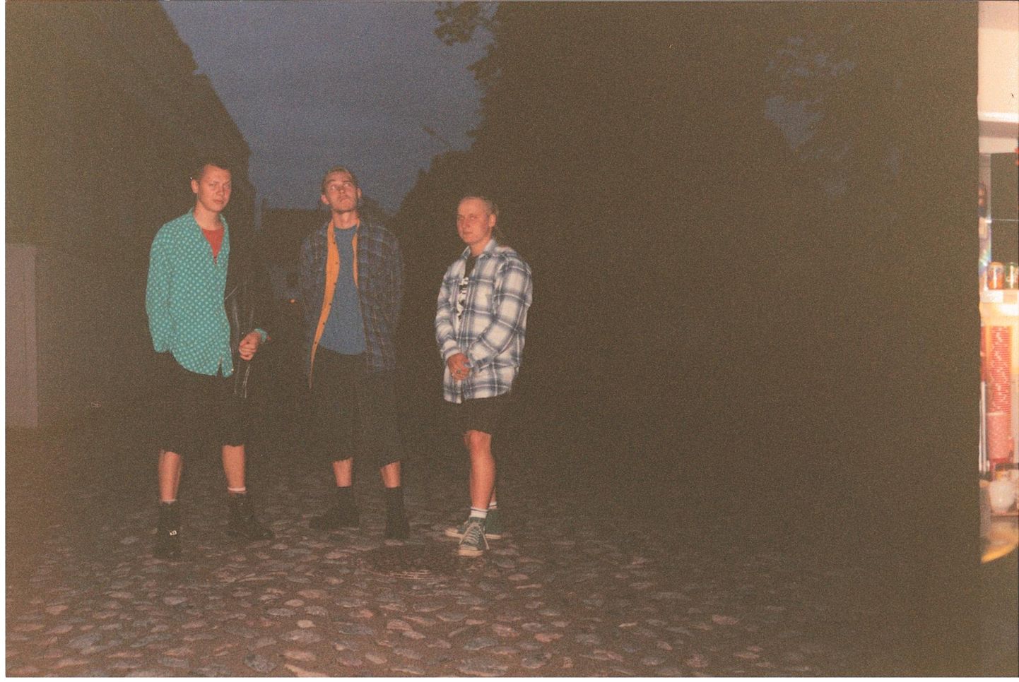 Pedigree klassikaline koosseis: Leslie Laasner, Loit «Lipp» Linnamägi ja Holden «Bonne» Laamann pärast «Wake Up Kidsi» stuudiosessioone 1994. aasta augustis Tartus Lossi tänaval.