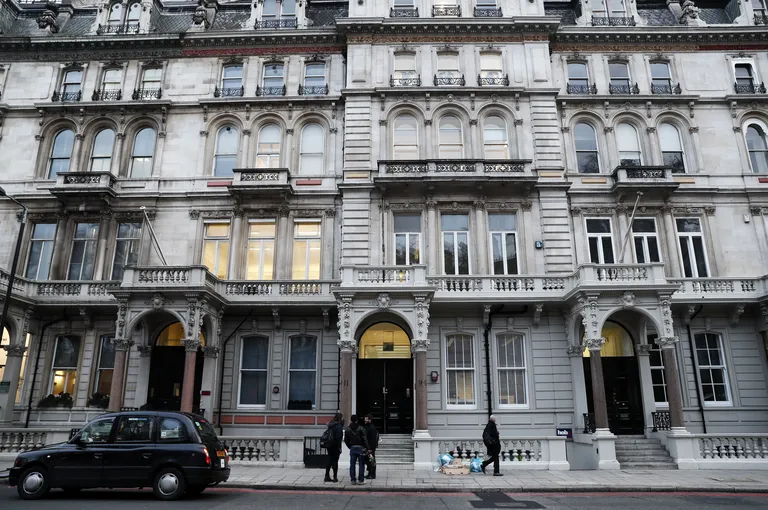Hoone Londonis, kus asub eraluurefirma Orbis Buiness Intelligence