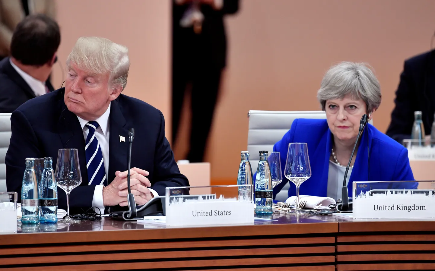 Ühendriikide president Donald Trump ja Suurbritannia peaminister Theresa May.
