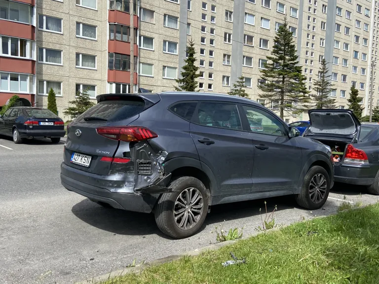 Утренняя авария с участием автомобиля BOLT