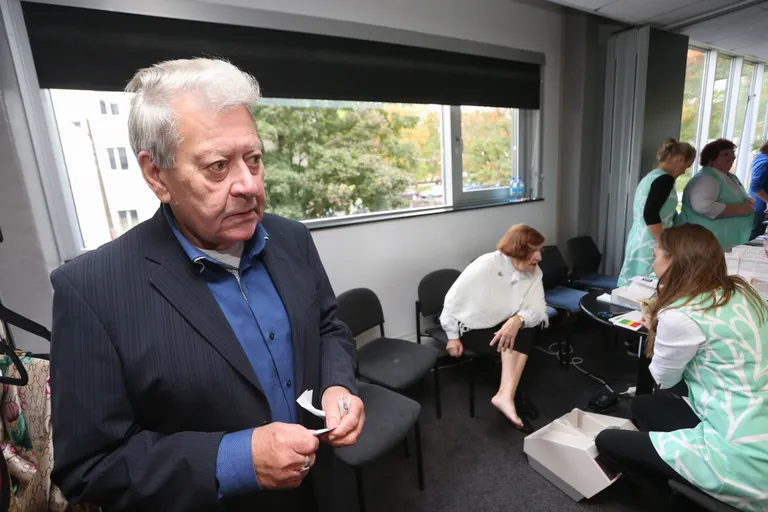 Rein Pauksoo Vanemuise kontserdimajas.