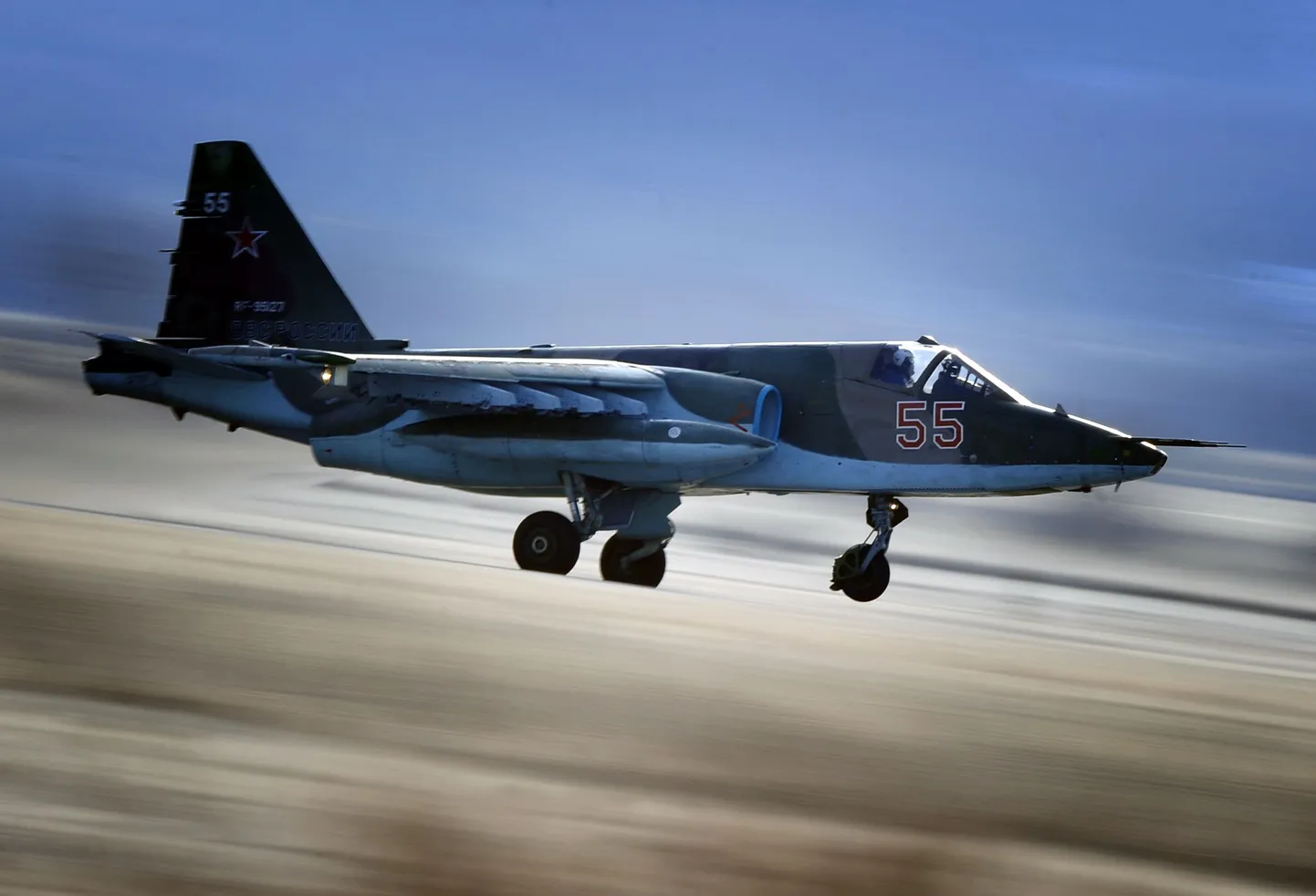 Vene sõjalennuk Su-25SM
