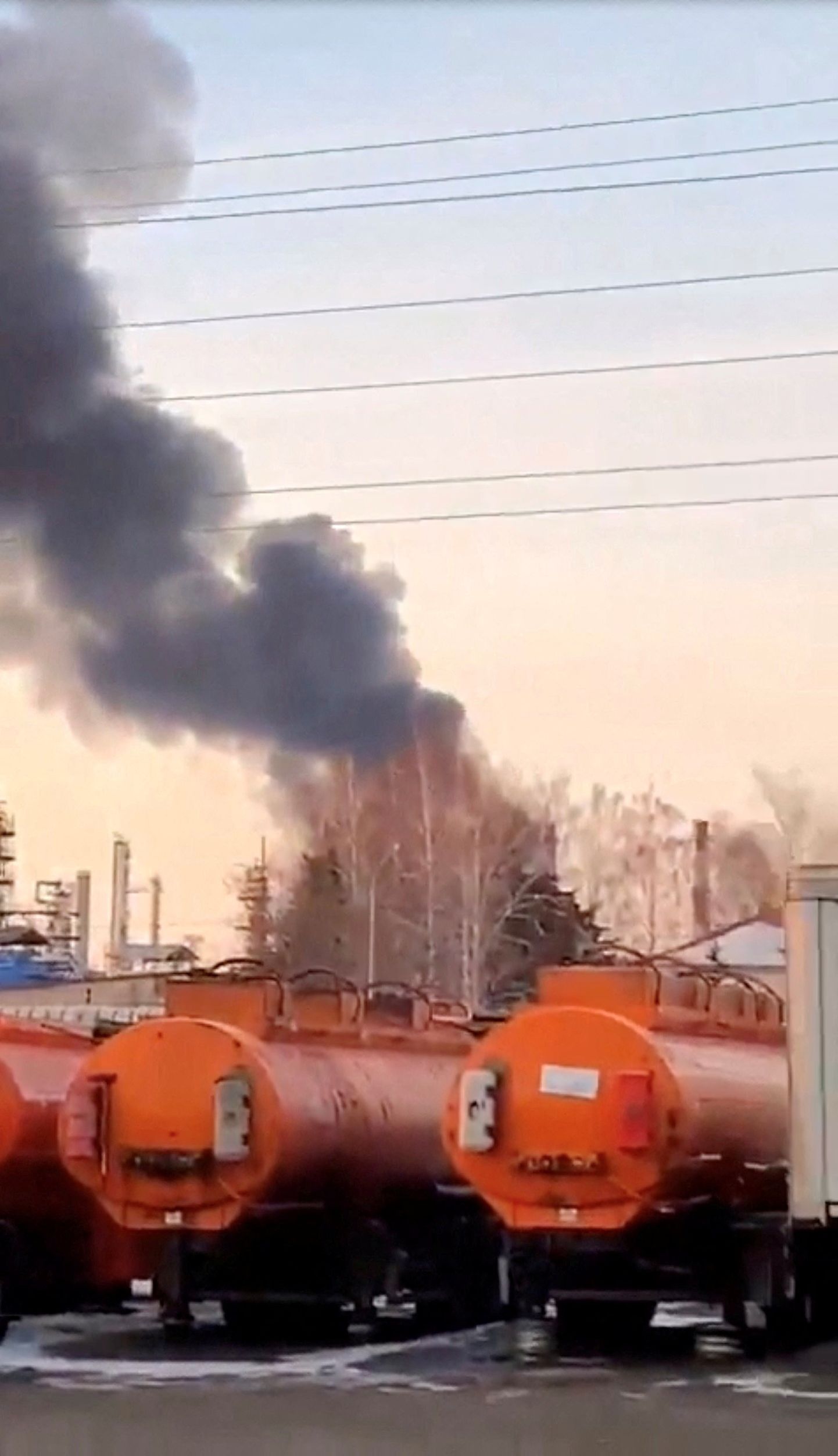 13. märtsil põles pärast Ukraina droonirünnakut Venemaa naftarafineerimistehas Rjazanis.