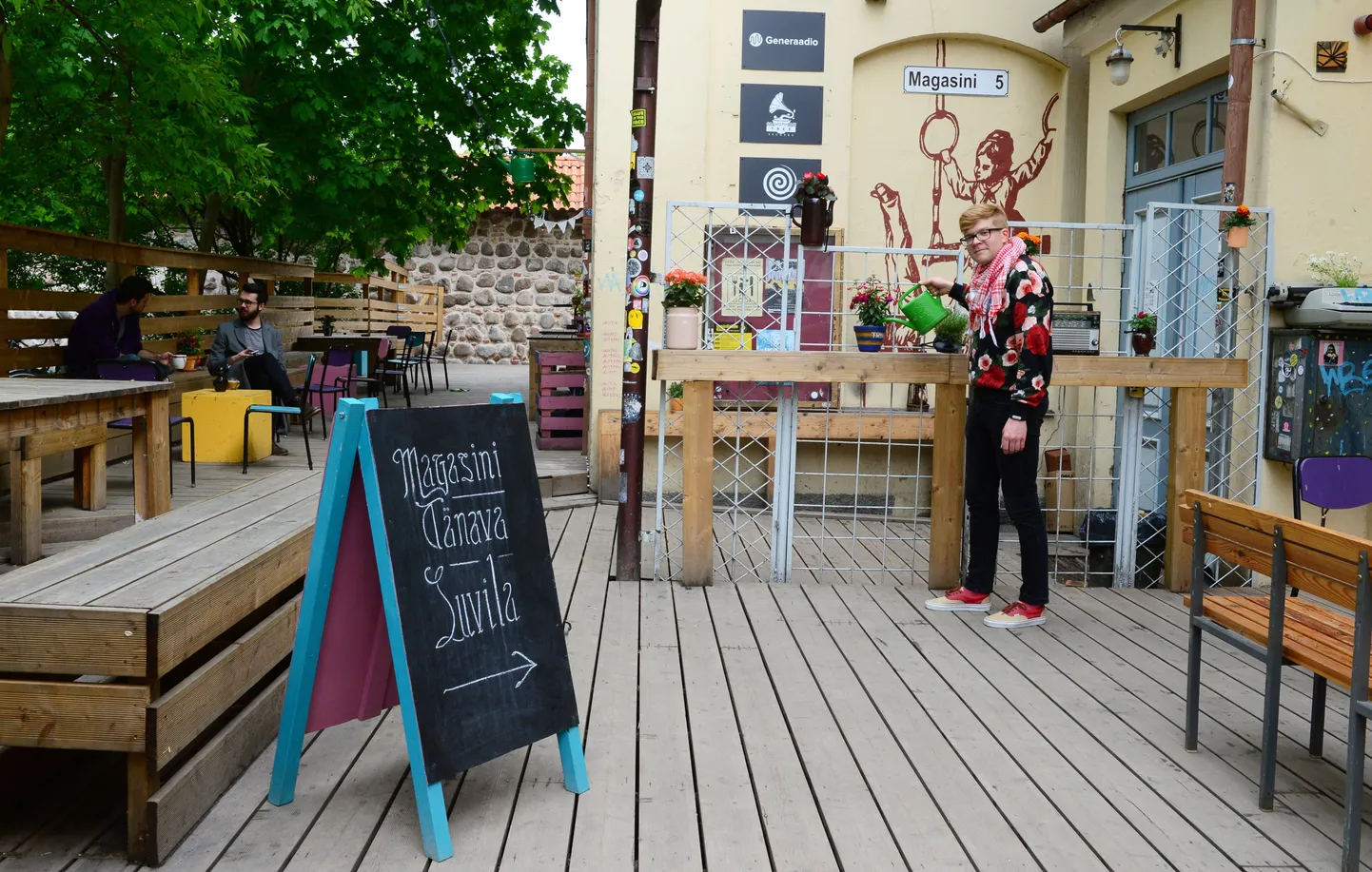 Magasini tänava Suvila selle hooaja eestvedaja Jaan Kroon kutsub kõiki oma ideede ja ettevõtmistega Suvila elus kaasa lööma.