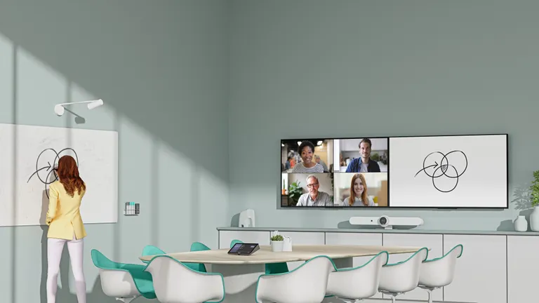 Logitech Scribe – kasuta valgetahvlit ka hübriidkoosolekul.