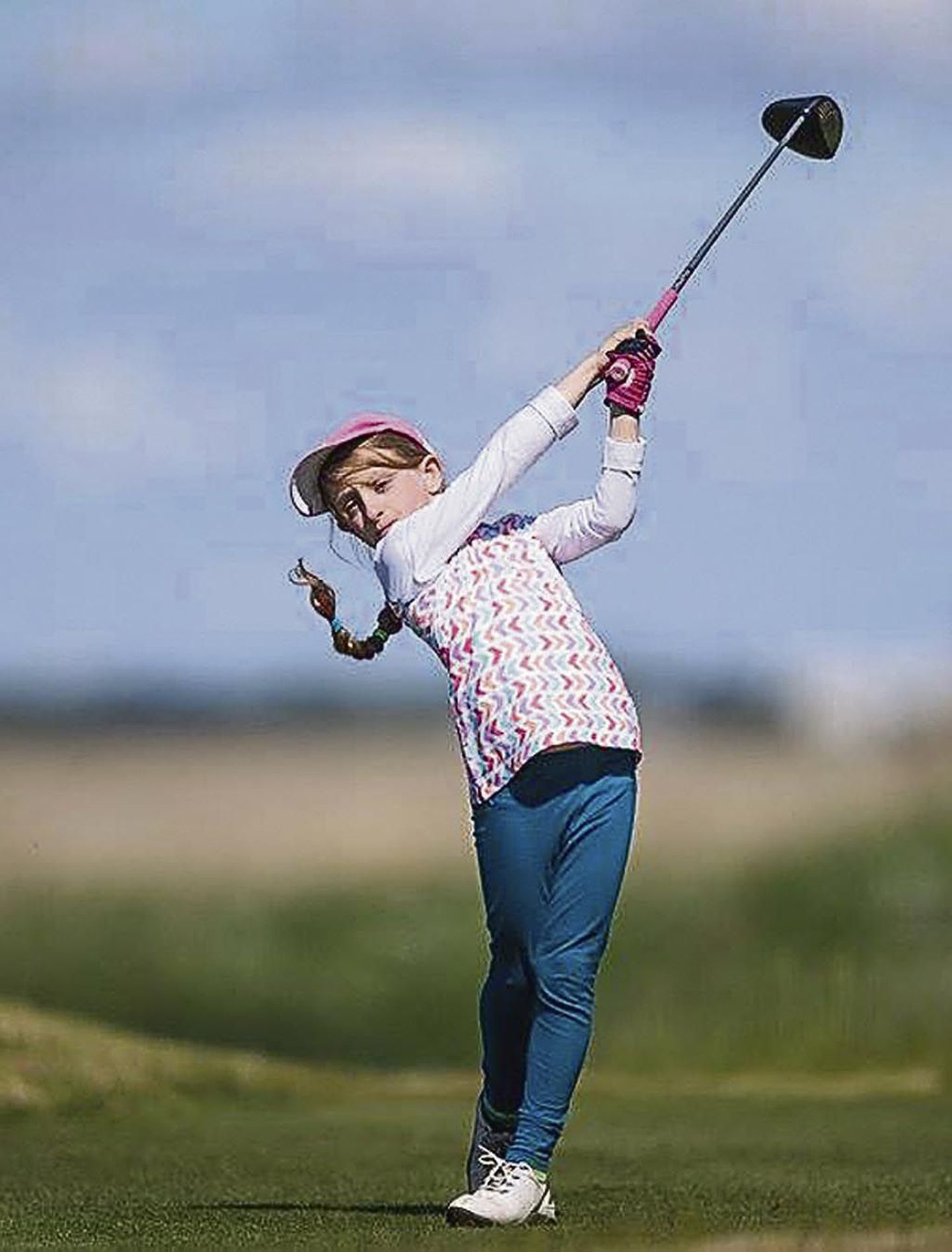 Valgeranna Golfiklubi esindavat seitsmeaastast Hannah Pearsoni ootab hiilgav tulevik.