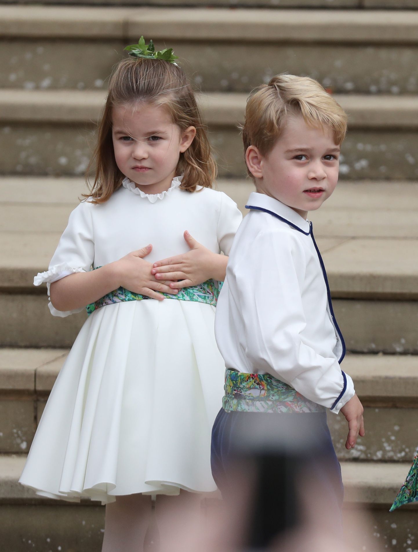 Printsess Charlotte ja prints George.