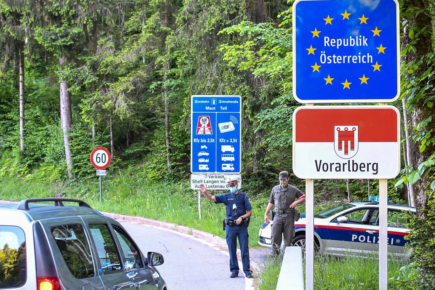 Австрийская граница.