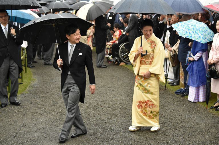 Japānas jaunais imperators Naruhito ar kundzi Masako