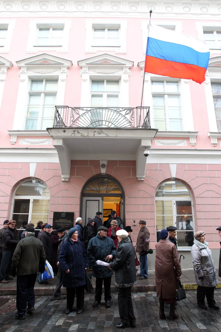 Здание посольства России в Таллинне.