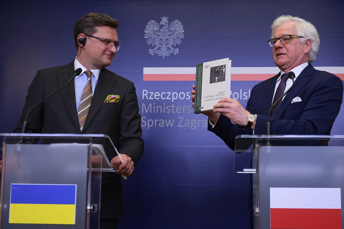 Poola ja Ukraina välisministri pressikonverents.