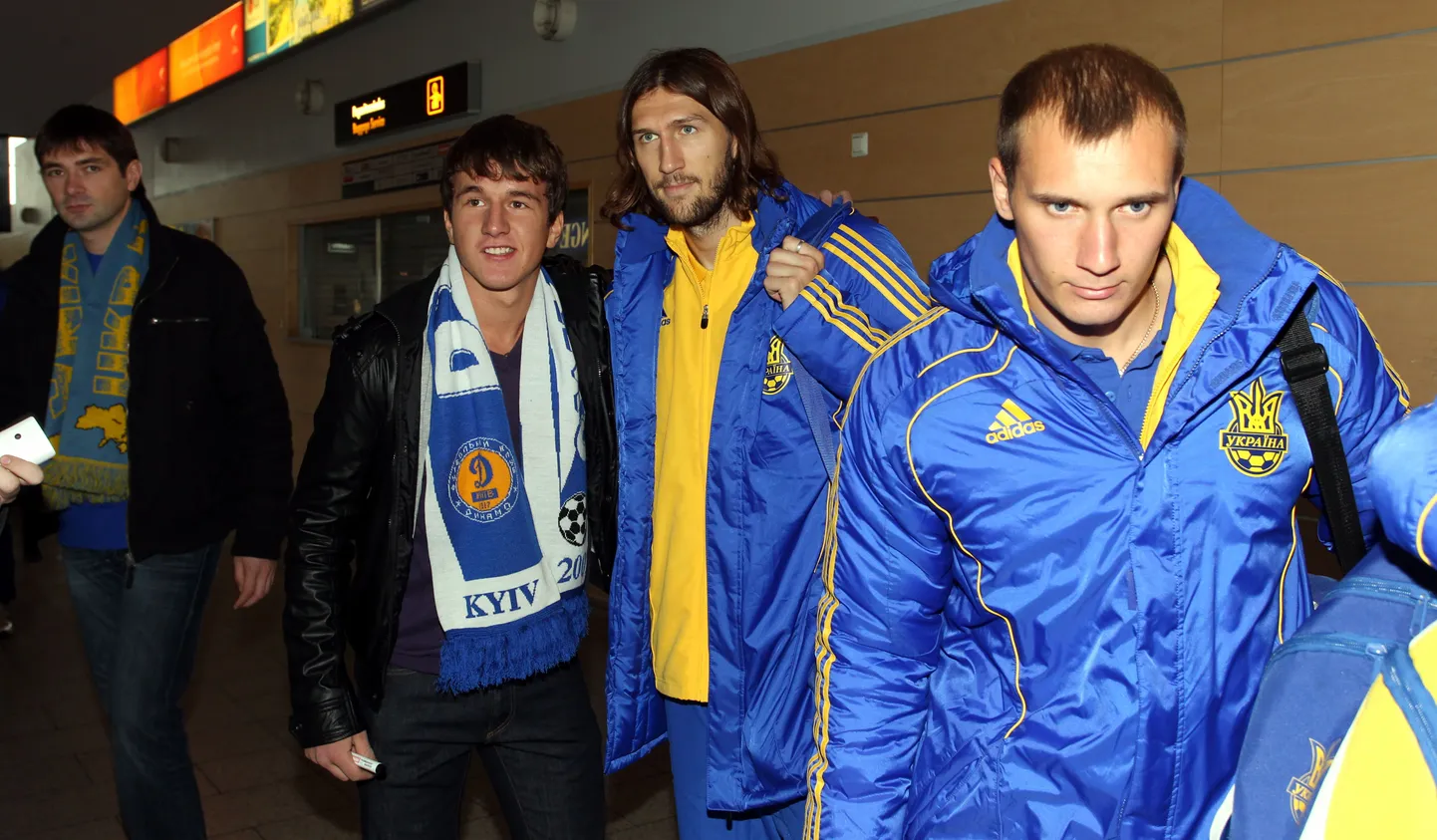 сборная Украины по футболу прибыла в Эстонию