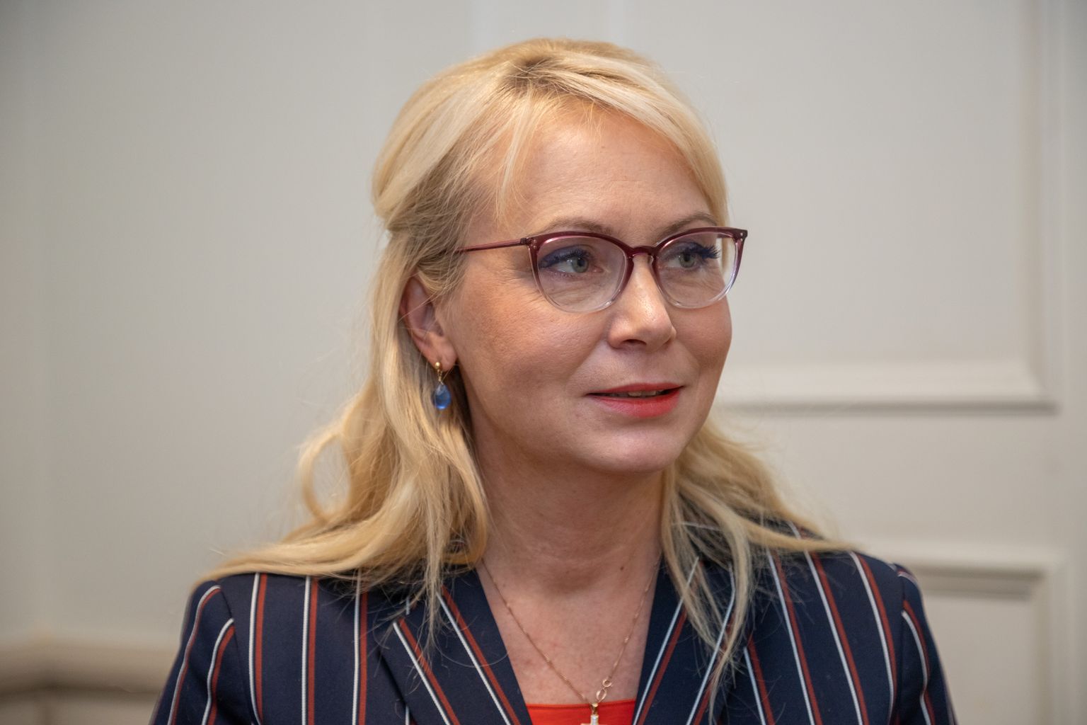 Rahvastikuminister Riina Solman.