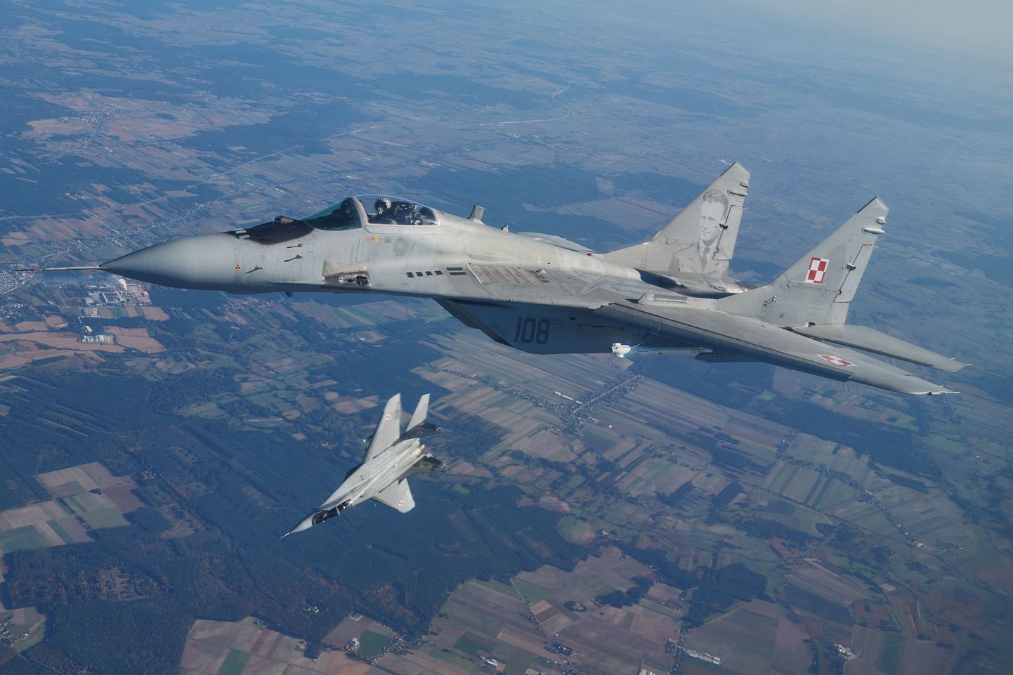 Polish fighter jets.