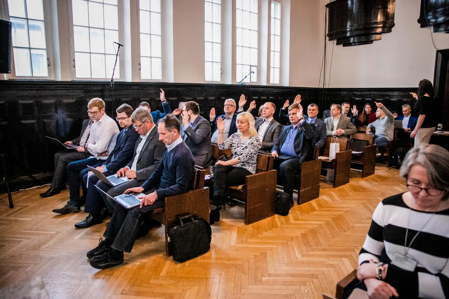 Raha eraldamist UKMi ruumide ostuks toetas 11 volinikku ja vastu oli 20.