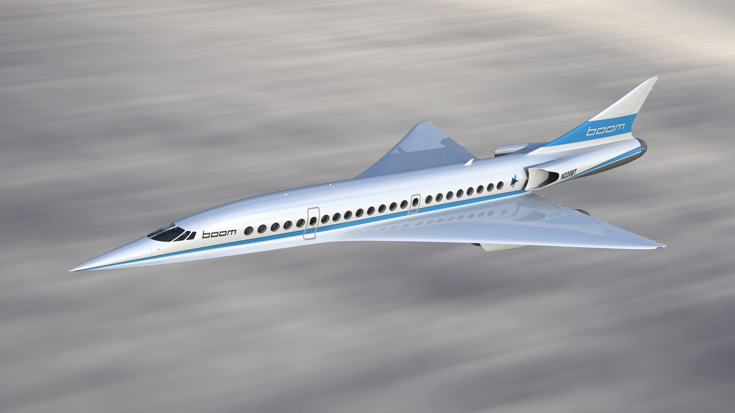 Supersonic Boom poolt plaanitav ülehelikiirusel lendama hakkav reisilennuk, mis on siiski kolm korda aeglasem hiinlaste disainitud lennukist.
