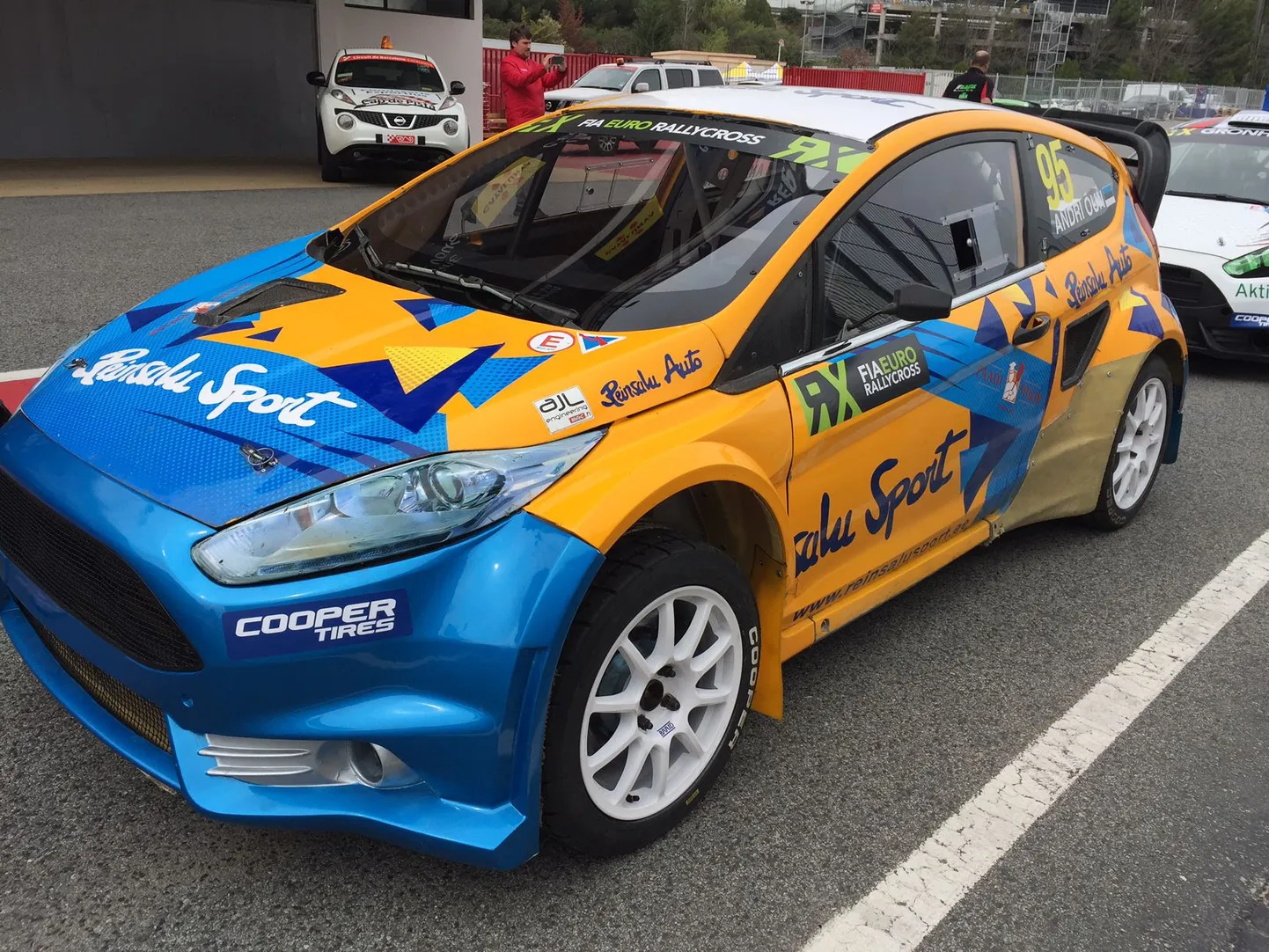 Andri Õun FIA Euroopa meistrivõistlustel rallikrossis