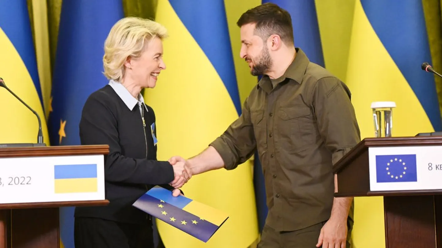 Глава Еврокомиссии Урсула фон дер Ляйен активно выступает в поддержку вступления Украины в ЕС