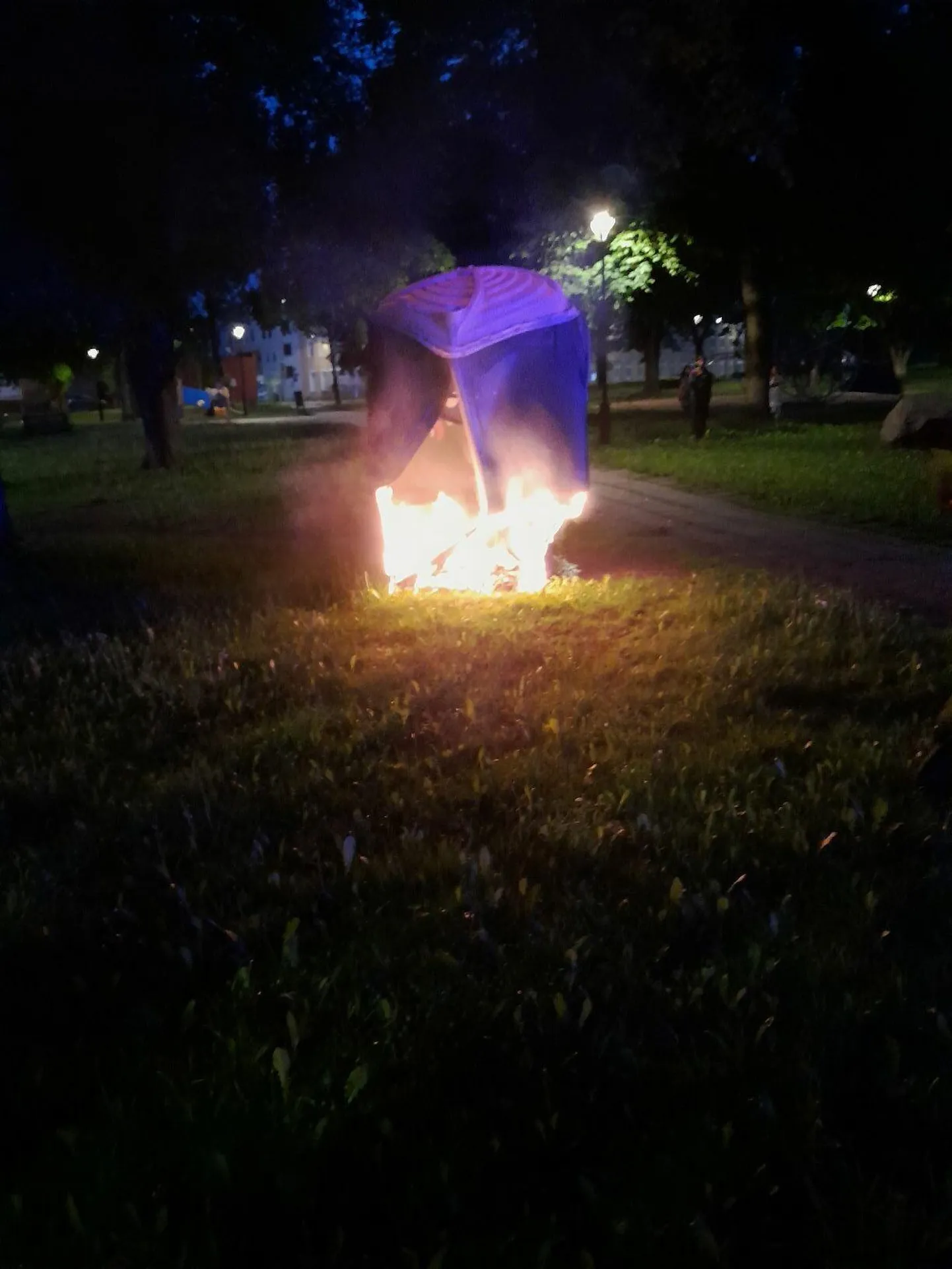 Viljandi päästjad said Lasteparki väljakutse 2. juuni õhtul.