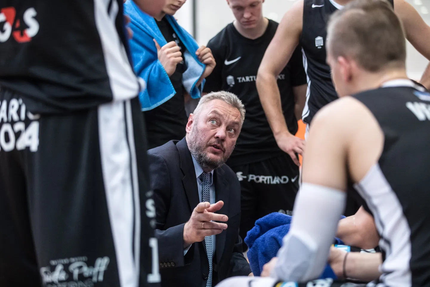 Tallinn, EESTI 16OCT18
Korvpall. Pärnu sadam vs Tartu Ülikool.
Fotol Priit Vene
Basketball Estonian league, Port of Tallinn vs University of Tartu. 
tl/Foto Tairo Lutter/EESTI MEEDIA