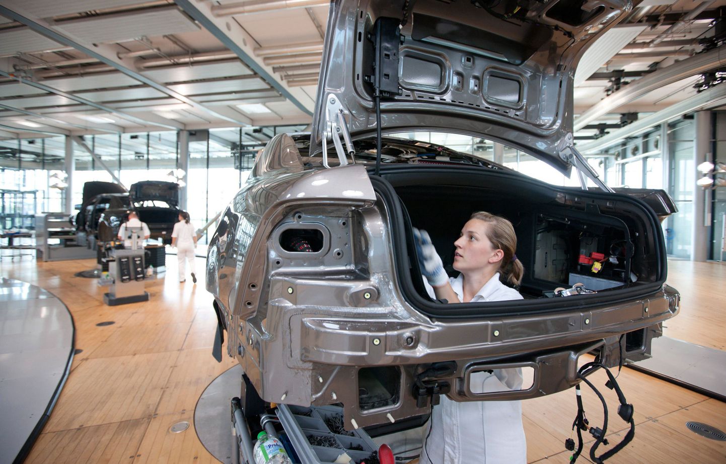 VW Phaetonite montaaž Dresdeni tehases.