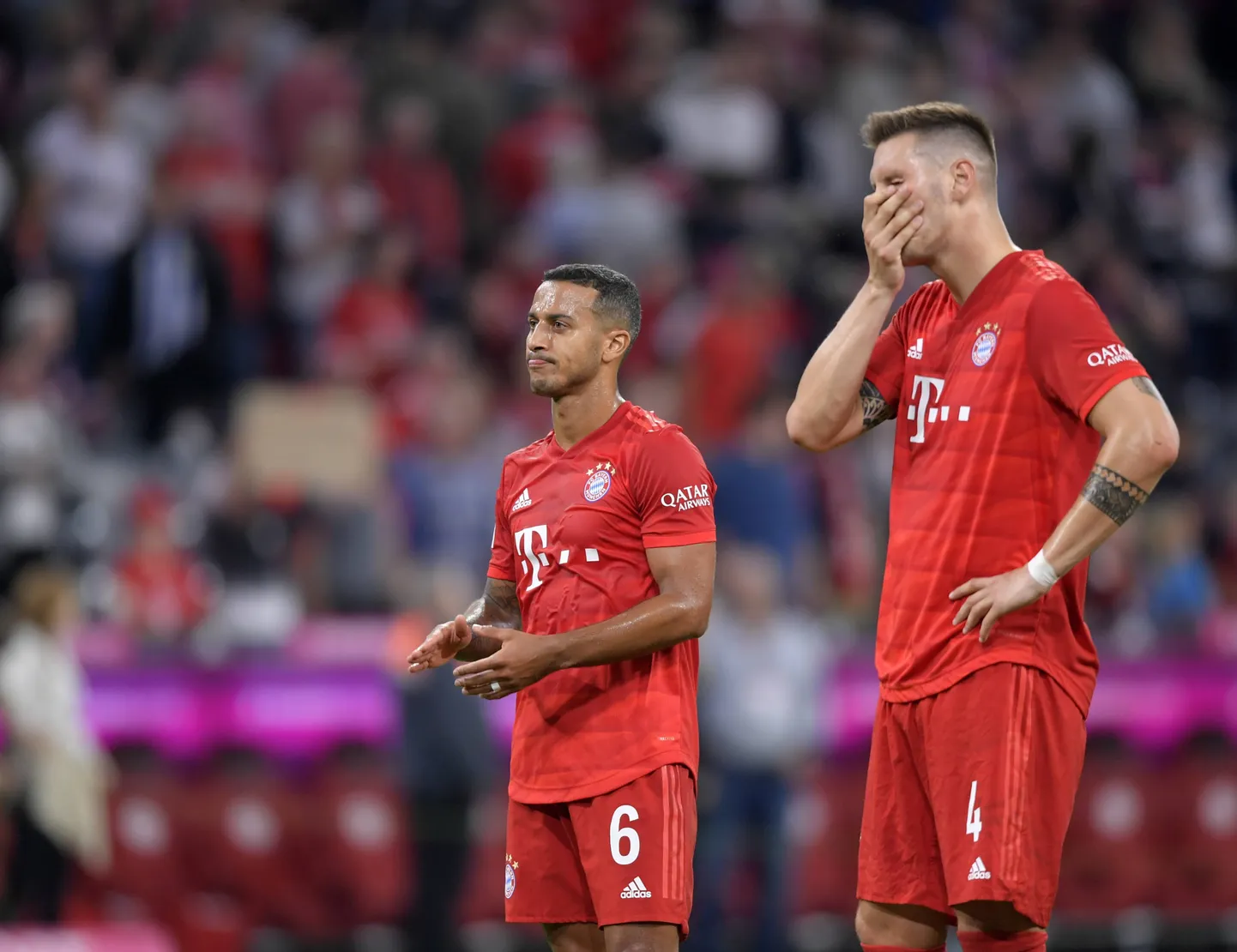 Thiago (vasakul) ja Niklas Süle.