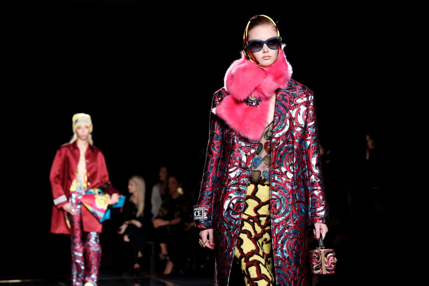 Презентация новой коллекции Versace в Нью-Йорке