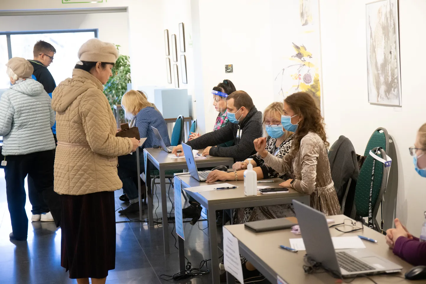 Hääletamine Elva kultuurikeskuses