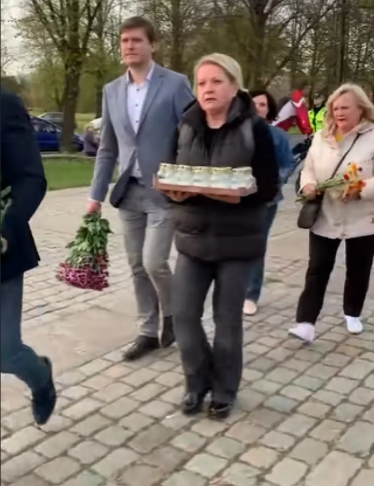 Анна Владова в парке Победы