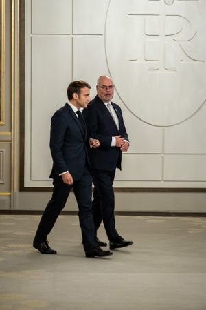 Alar Karis ja Emmanuel Macron