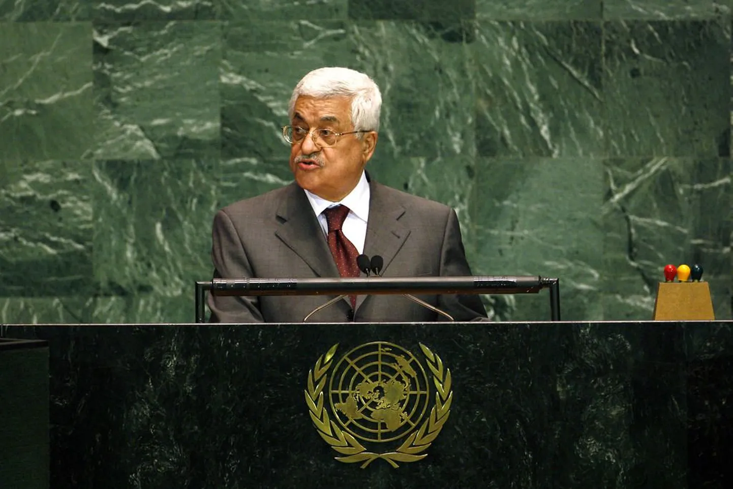 Palestiina Omavalitsuse president Mahmoud Abbas.