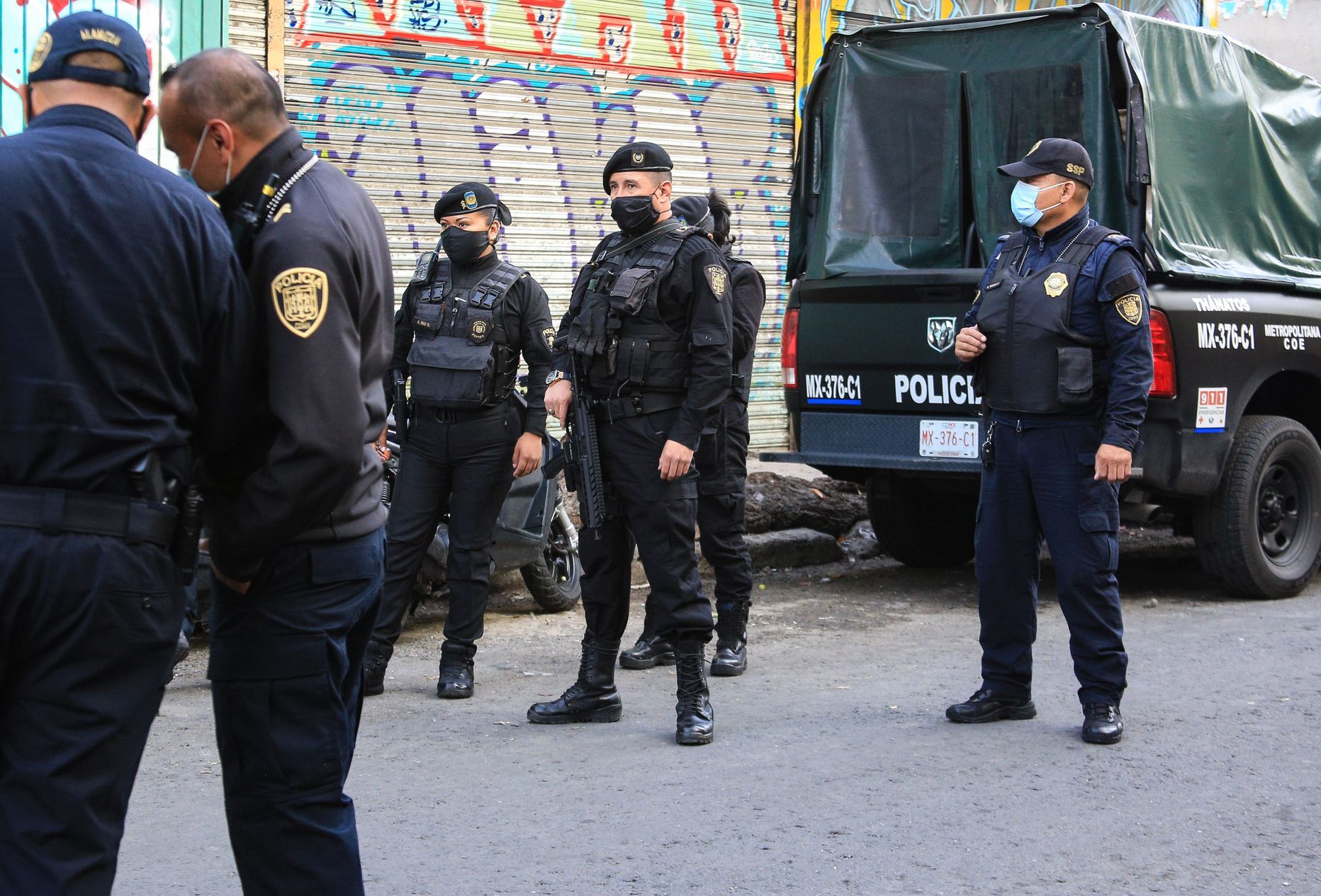 Mehhiko politseinikud.
