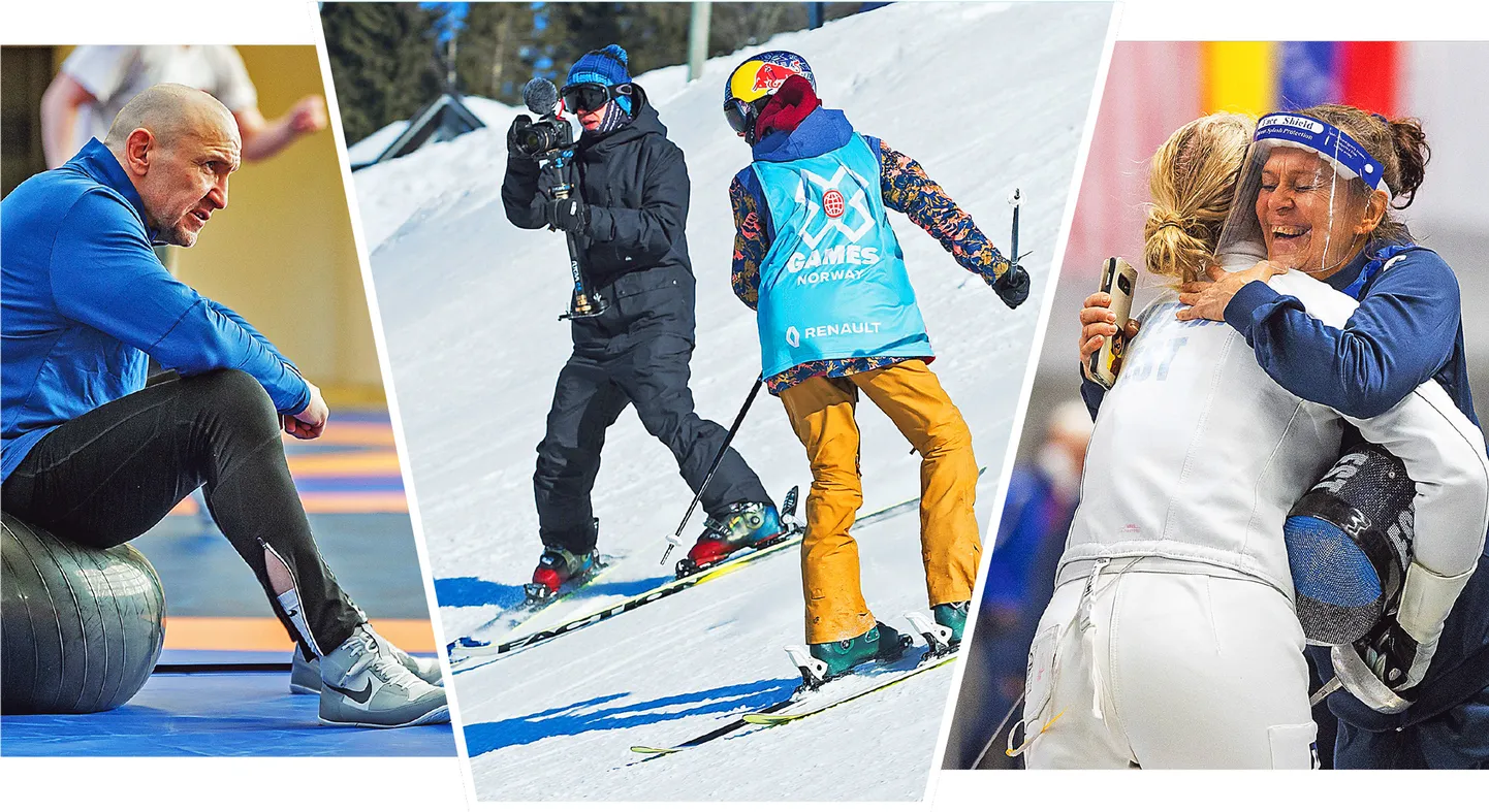 Mullu ilmnenud väärkohtlemise juhtumitega on teiste hulgas seotud maadlustreener Arvi Aavik (vasakul), freestyle-suusatamistreener Tõnis Sildaru (keskel) ja vehklemistreener Helen-Nelis Naukas.