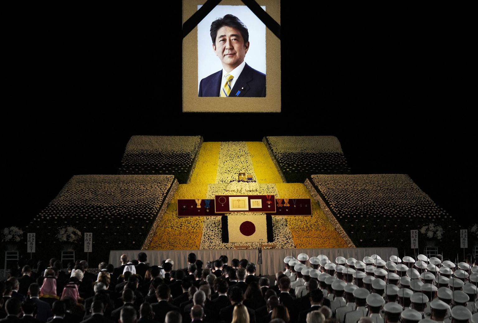 Jaapani endise peaministri Shinzo Abe riiklikud matused Tokyos 27. september 2022.