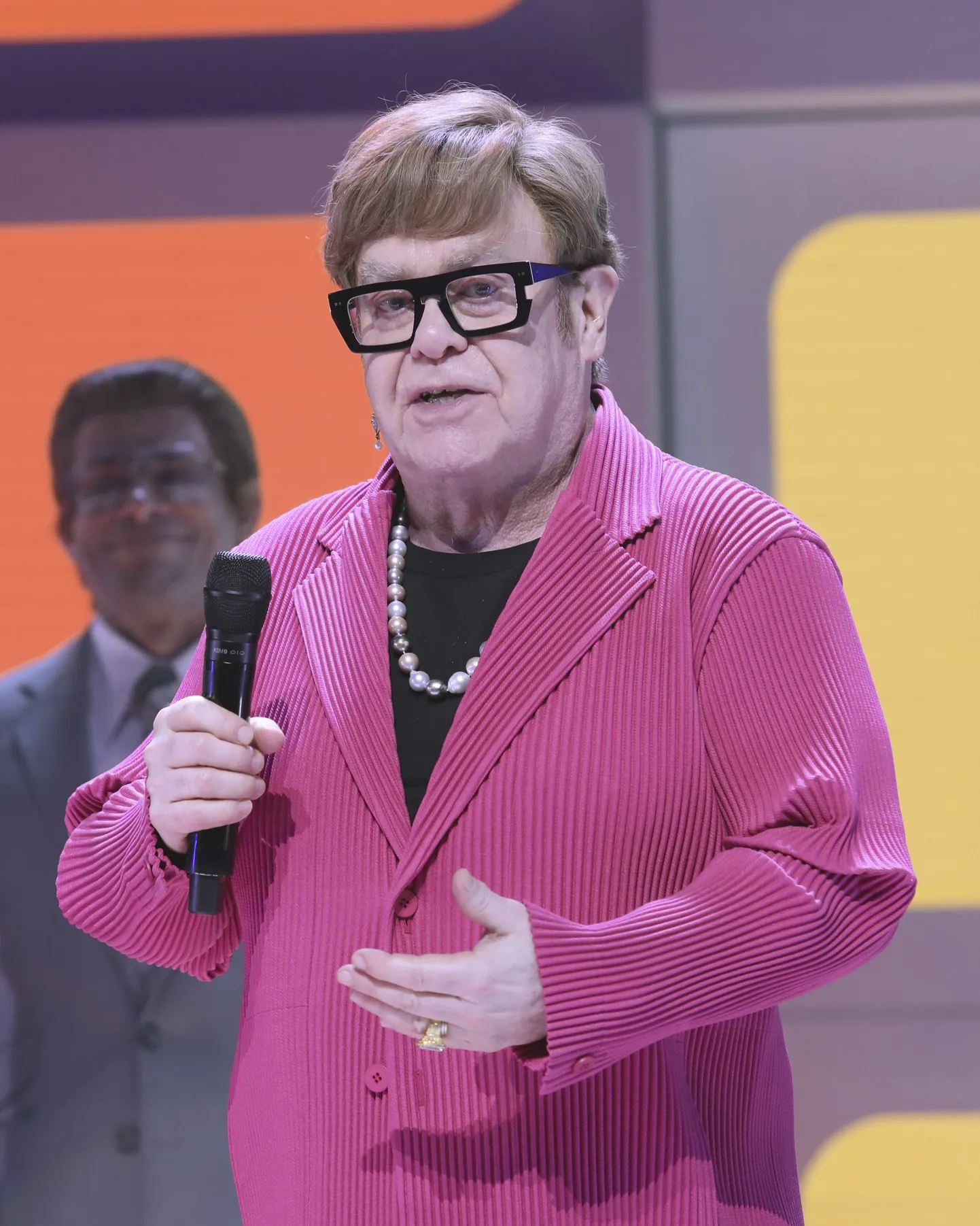 Elton John 14. novembril 2024 New Yorgis Broadwayl Palace teatris