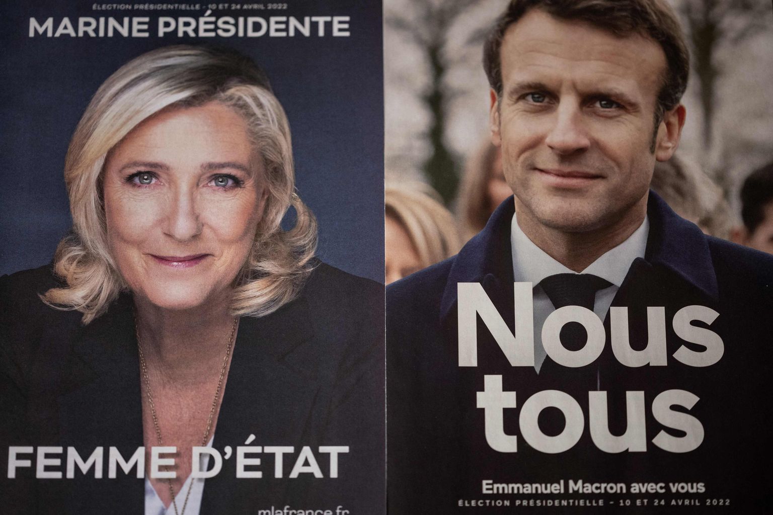 Предвыборный плакат во Франции