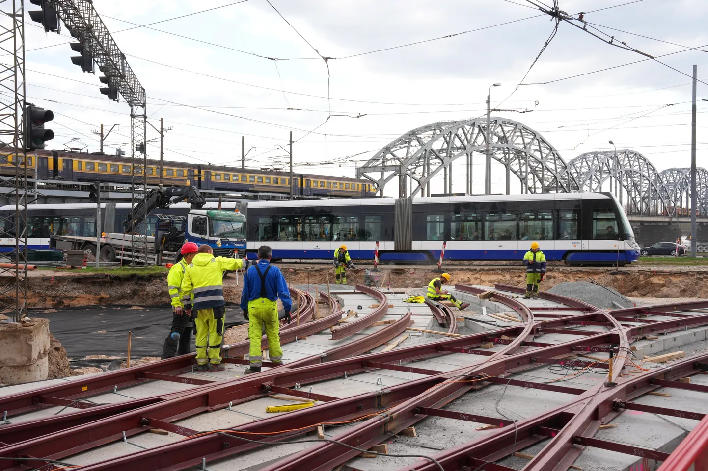 Строительство Rail Baltica в Латвии.