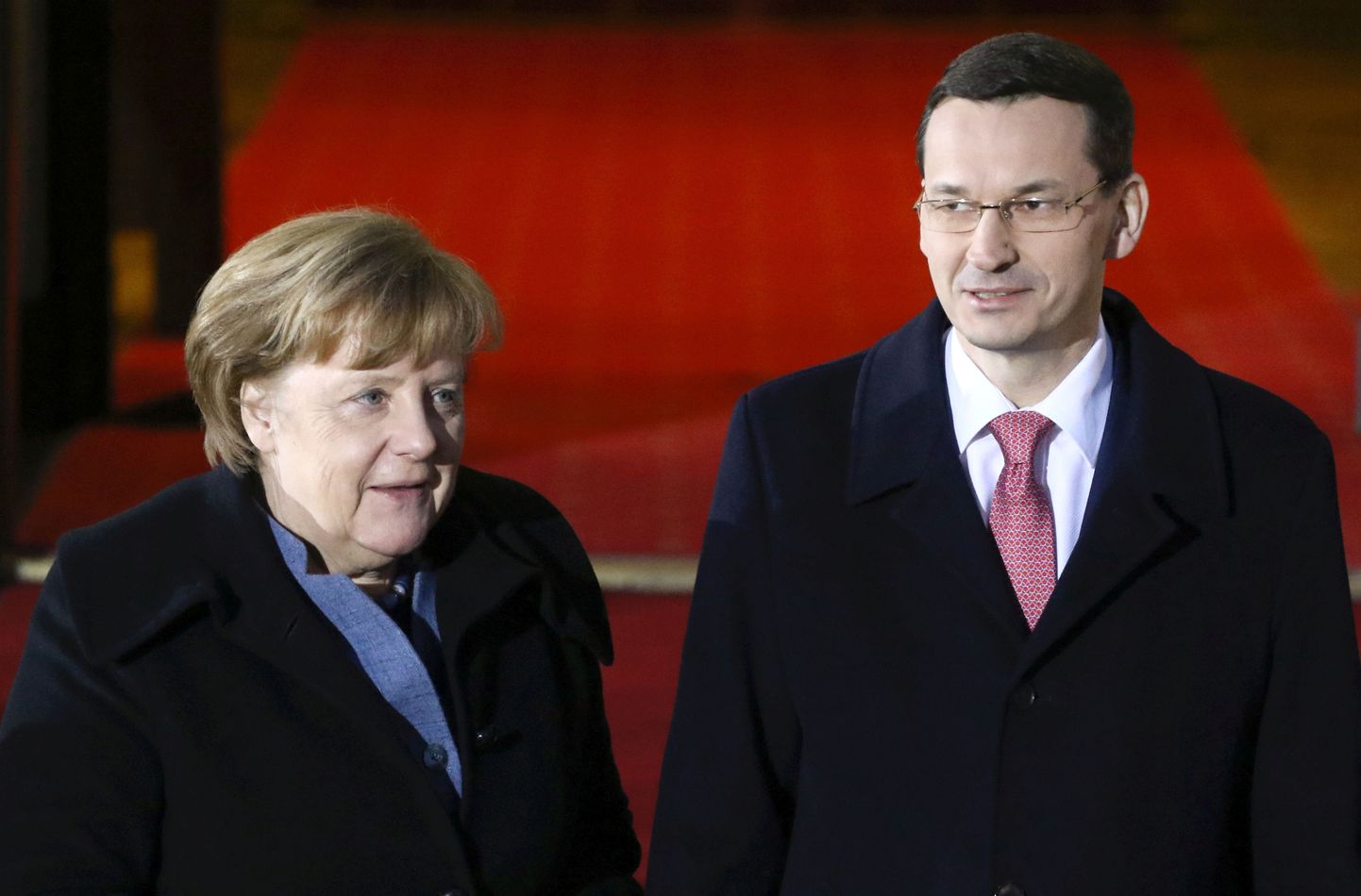 Angela Merkele un Mateušs Moraveckis.